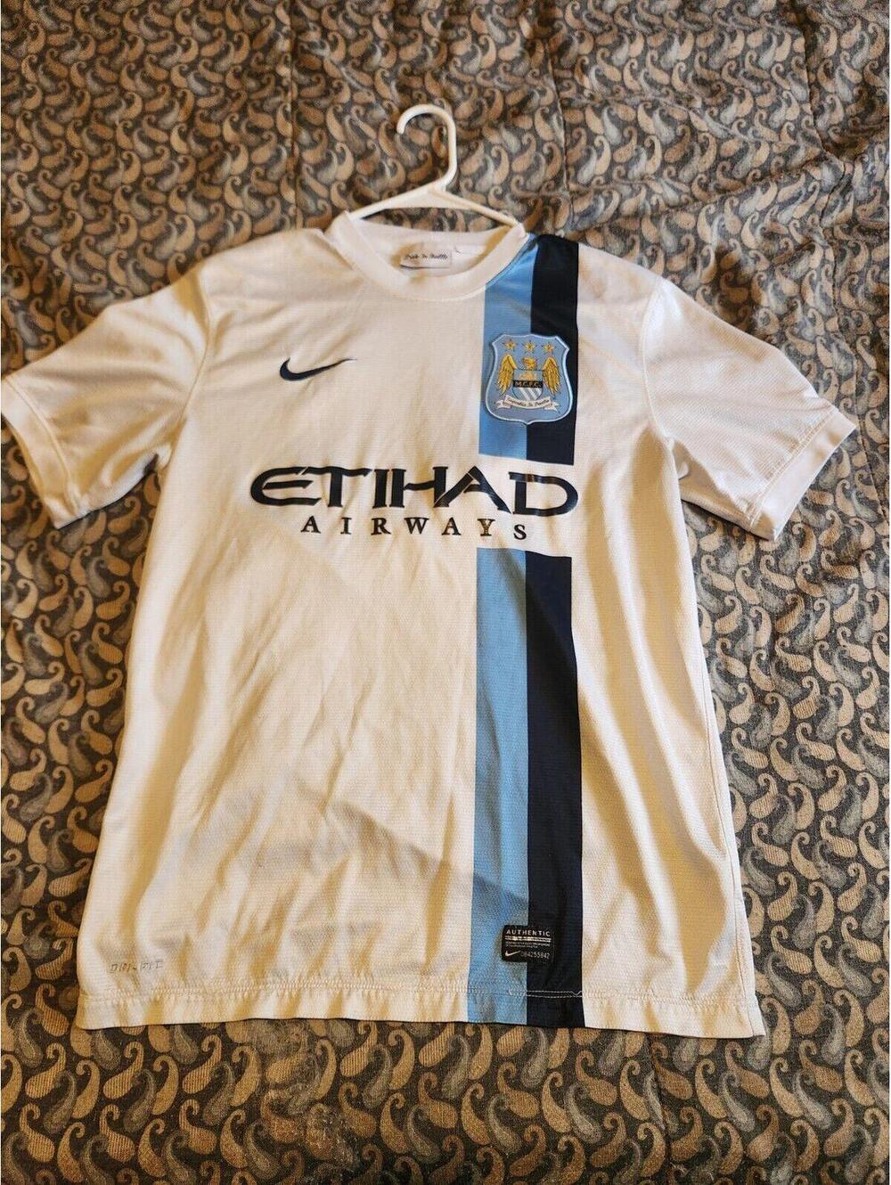 Manchester City 2013/2014 Rare Third Soccer Jersey Size M